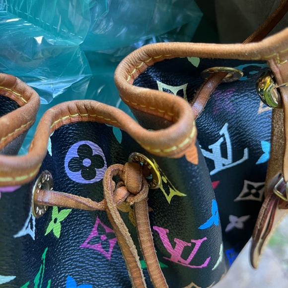 - Authentic Louis Vuitton multicolored Noe 1 hour only - Picture 2 of 11